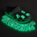 Pins Letras Iluminadas – Bottons para Sandálias e Babuches | Acessórios Divertidos